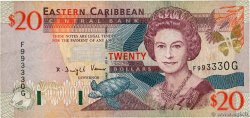 20 Dollars EAST CARIBBEAN STATES  2000 P.39g MB