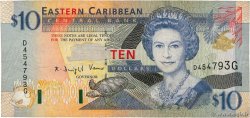 10 Dollars EAST CARIBBEAN STATES  2000 P.38g