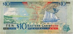 10 Dollars EAST CARIBBEAN STATES  2000 P.38g F