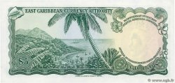 5 Dollars EAST CARIBBEAN STATES  1965 P.14h fST+