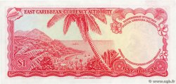 1 Dollar EAST CARIBBEAN STATES  1965 P.13g AU