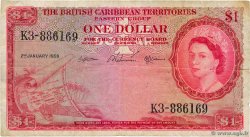 1 Dollar EAST CARIBBEAN STATES  1959 P.07c