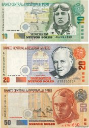 Lot de 3 Billets PERú  1996 P.LOT