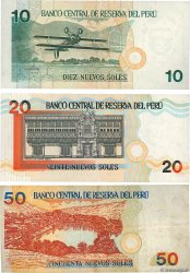 Lot de 3 Billets PERU  1996 P.LOT SS