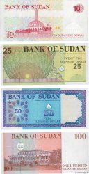 Lot de 4 Billets SUDAN  1992 P.LOT UNC