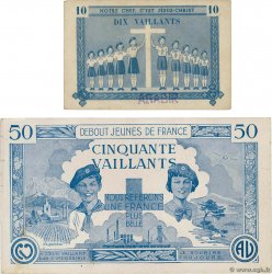 Lot de 2 Billets FRANCE regionalismo y varios  1940 P.LOT