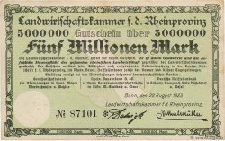 5 Millions Mark DEUTSCHLAND  1923  SS