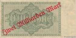 2 Milliards Mark GERMANY Mannheim 1923 PS.0913 XF