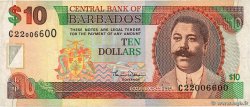 10 Dollars BARBADOS  2000 P.62 F+