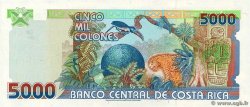 5000 Colones COSTA RICA  2005 P.268Ab UNC-