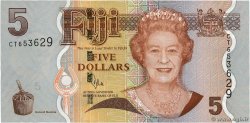 5 Dollars FIJI  2011 P.110b UNC