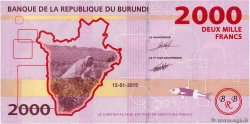 2000 Francs BURUNDI  2015 P.52 UNC