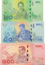Lot de 3 Billets THAILAND  2017 P.LOT ST