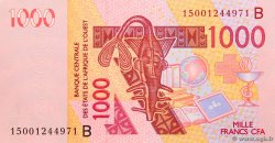 1000 Francs WEST AFRIKANISCHE STAATEN  2014 P.215Bi ST