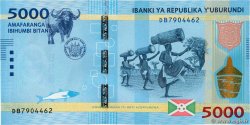 5000 Francs BURUNDI  2015 P.53