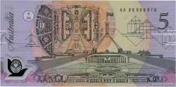5 Dollars AUSTRALIA  1992 P.50a q.FDC