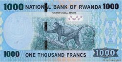 1000 Francs RUANDA  2015 P.39 FDC