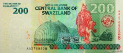 200 Emalangeni SWAZILAND  2014 P.40a NEUF