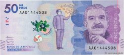 50000 Pesos COLOMBIA  2015 P.462