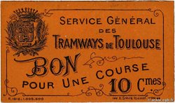 10 Centimes FRANCE regionalismo y varios Toulouse 1916 JP.31.90 EBC