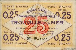 25 Centimes FRANCE Regionalismus und verschiedenen Trouville sur Mer 1920 JP.14.09 SS