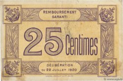 25 Centimes FRANCE regionalismo e varie Trouville sur Mer 1920 JP.14.09 BB