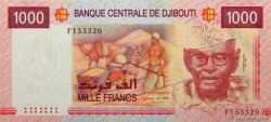 1000 Francs YIBUTI  2005 P.42a FDC