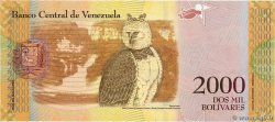 2000 Bolivares VENEZUELA  2016 P.096a NEUF