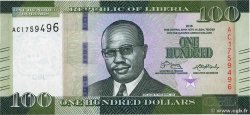 100 Dollars LIBERIA  2016 P.35