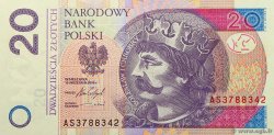 20 Zlotych POLAND  2016 P.184 UNC