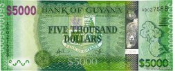 5000 Dollars GUYANA  2013 P.40 FDC