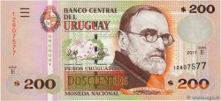 200 Pesos Uruguayos URUGUAY  2011 P.089c