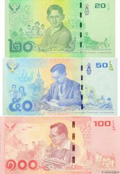 Lot de 3 Billets TAILANDIA  2017 P.LOT FDC