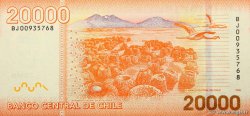 20000 Pesos CHILE  2009 P.165a UNC-