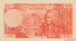 10 Francs VOLTAIRE Scolaire FRANCE regionalismo e varie  1964  q.AU