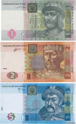 Lot de 3 Billets UKRAINE  2004 P.LOT UNC