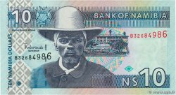 10 Namibia Dollars  NAMIBIA  2001 P.04c FDC
