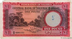 1 Pound NIGERIA  1958 P.04 S