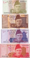 Lot de 4 Billets  PAKISTAN  2005 P.LOT UNC