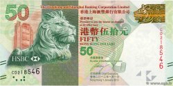 50 Dollars HONG KONG  2012 P.213b UNC
