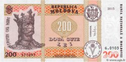 200 Lei MOLDAVIA  2015 P.26