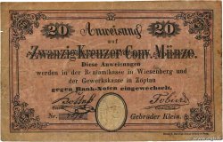 20 Kreuzer Conv. Münze TCHÉCOSLOVAQUIE  1846  B