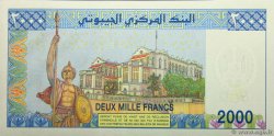 2000 Francs DJIBOUTI  2008 P.43 UNC