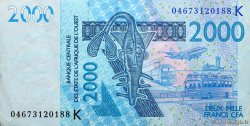 2000 Francs STATI AMERICANI AFRICANI  2004 P.716Kb q.BB
