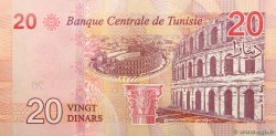 20 Dinars TUNESIEN  2017 P.97 ST