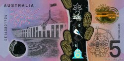 5 Dollars AUSTRALIE  2016 P.62 NEUF