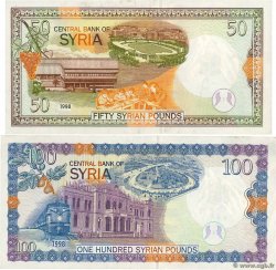 50 et 100 Pounds SYRIEN  1998 P.107 et P.108 SS