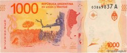 1000 Pesos ARGENTINA  2017 P.366 UNC