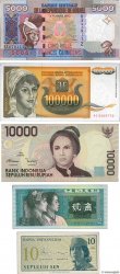 Lot de 5 billets LOTS  1964 P.LOT