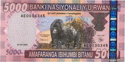 5000 Francs RWANDA  2004 P.33